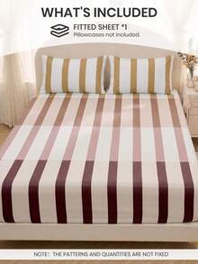 2/3pcs Printed Bedding Set, Bedding, Mattress Protector Set, Comfortable Home Textiles, Breathable Anti-Pilling Mattress Cover, Home Decor, Suitable For All Seasons, Machine Washable, Back To School - Multicolor - View 4