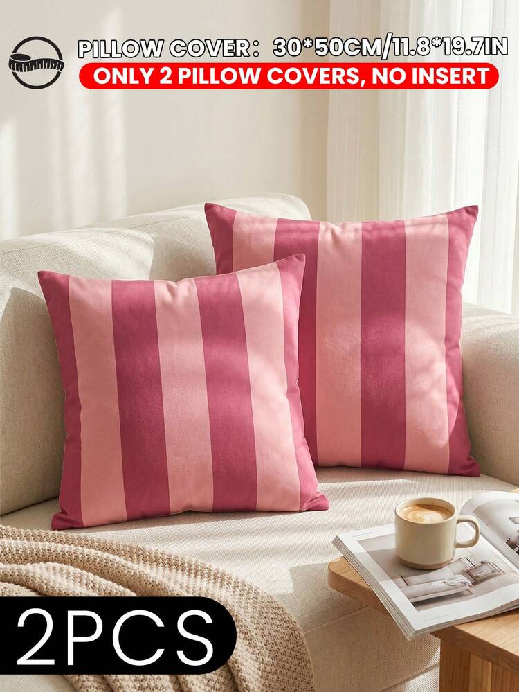 1/2/4pcs Pillowcase/Cushion Cover, Bedding, Soft Decorative Cushion Cover, Single-Sided Printed Design, Pillowcase Only Without Insert, Zipper Closure, Suitable For Sofa, Bedroom, Living Room Home Decor, Soft And Breathable, Home Textiles, Back To School - Multicolor - View 9