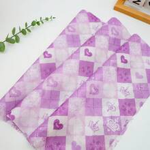 10/20/25/50 Sheets Purple Square Crown Pattern Tissue Paper, Suitable For DIY Crafts, Party Favors, Bouquet Wrapping, Clothing Packaging And Birthday Gift Decoration - Style 1 - View 5
