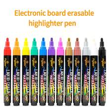 8/12pcs Fluorescent Neon Liquid Chalk Markers - Vibrant, Washable, Suitable For Blackboards, Menu Boards, Windows, Glass, Etc. - Perfect For Creative Expression!, Back To School - Liquid Chalk - View 3