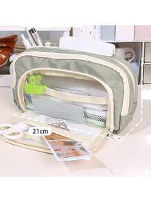 Back To School Stationery School Work High Capacity Pencil Case - Portable Stationery Box, Perfect As A Gift, Back To School Item, First Day Of School - Multicolor - View 8