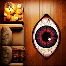 1PC Red Bloodshot Eyes Living Room Rug, Bedroom Decor, Home Leisure Carpet, Decorative Carpet, Bedroom Decor, Small Rug, Carpet, Home Decor, Living Room Rug, Living Room Small Rug, Bedroom Rug, Living Room Home Decor, Outdoor Rug, Washable Carpet - Multicolor - View 6
