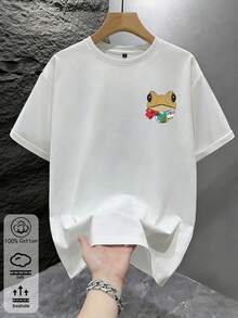 Men T-Shirts - 白色-3 - 查看 4