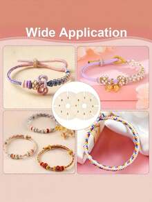 Bracelet Weaving Disc, Flower-Shaped Round Wooden Bracelet Weaving Board, Weaving Tools, Beaded Rope Weaving Disc, Gift Making Accessories, Friendship Bracelet Making, Rope Weaving Materials, Kumihimo Weaving Supplies, DIY Jewelry Making, Handmade Craft Materials, Precision Weaving Tools, Lightweight Weaving Auxiliary Tools, Jewelry Making Tools, Suitable For DIY Enthusiasts - Multicolor - View 3