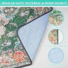 1pc Washable Dog Pee Pad, Reusable Puppy Pee Pad, Fashionable Non-Slip Leak-Proof, Suitable For Dog Crate And Floor Reusable Pet Pee Pad - one-size - View 6