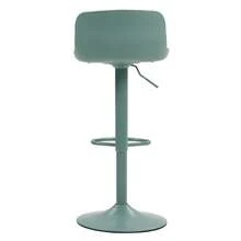 Adjustable Swivel Stool Set Of 2 / Modern Style Bar Stools / Plastic Backrest & Faux Leather Seat / Gas Spring Height Adjustment / Suitable For Kitchen Islands Or Dining Rooms - 薄荷綠 - 查看 5