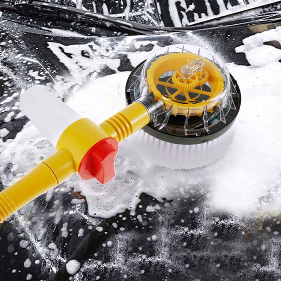 洗車刷拖把套組,可伸縮長柄雪尼爾微纖維刷,柔軟不刮傷清潔工具,適用於汽車、SUV、卡車、露營車、窗戶與居家清潔 - A - 查看 1