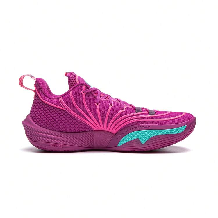Li-Ning Lightweight Support Basketball Shoes ABAW041, Men's JB BUCKETS 2 Anti-Slip Durable Competition Training Sports Shoes - Violent Purple - View 2