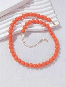 Emerald Green Chic Everyday Versatile Necklace Accessory, Suitable For Women - Emerald - View 16