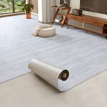1 Rolo Adesivo Vintage Luxuoso com Estampa de Madeira para Piso/Parede, Textura de Madeira 3D com Revestimento de Espuma, À Prova d'Água e Antiderrapante para Quarto, Cozinha, Banheiro, Escritório, Bancada, Café e Mais Superfícies Internas - Multicolorido - Visão 16