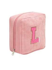 Sanitary Napkin Storage Bag, Letter Pattern Sanitary Napkin Storage Bag, Portable Makeup & Lipstick Bag, School Supplies Storage Bag, Can Be Used To Store Sanitary Napkins, Panty Liners, Cosmetics, Essential For Girls When Going Out. - Multicolor - View 34