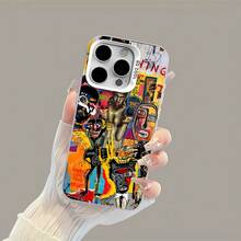 Funda para teléfono con diseño artístico abstracto, compatible con fundas para teléfonos , Apple, VIVO, OPPO, , ,  y Honor. Hecha de material TPU, puede proteger eficazmente su teléfono de impactos y caídas. - Blanco - Ver 5