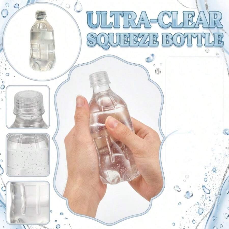 Water Bottle Squishy, Slow Rising Decompression Squeeze Fidget, Soft Stress Relief Sensory Novelty For Office Desk Anxiety Relief, Fun Creative Gift