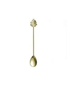 1pc/5pcs/10pcs European Style Silver/Gold Dessert Spoon, Vintage Leaf Coffee Spoon, Retro Metal Carved Fruit Dessert Spoon, For Kitchen Dining Bar, Classical Style - Gold and Silver - View 11