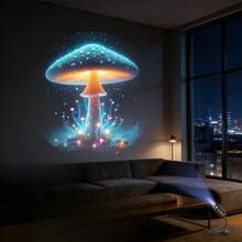 USB Powered Colorful Deep Sea Mushroom Projection Light, 8 Interchangeable Mushroom Slides, 360° Free Rotation, Bedside Night Light With Ceiling Decoration, Creates Immersive Underwater Sleep Scene - 多色 - 查看 9