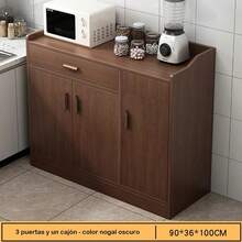 Kitchen Sideboard With Large Storage Capacity, Dining Room Sideboard With Drawer For Small Appliances - Mocha Brown - View 2