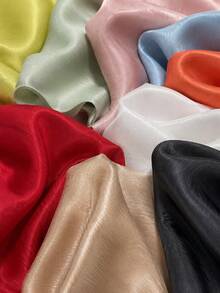 1pc 50cm 1/3/5Yard Ultra Smooth Liquid Satin Fabric – Glossy, Silky & Lustrous – Soft Flowy Lightweight Drape – Many Colors Available – Perfect For Slip Dresses, Wedding Linens, Gift Wrapping & Handmade Scrunchies - 1 - View 4