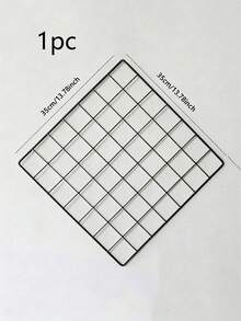 1 buah/2 buah Panel Pajangan Foto Kisi Kawat Logam Kotak-kotak Hitam, Rak Dekorasi Seni Besi, Rak Pajangan Dinding Foto, Dinding Foto, Dekorasi Rumah, Dekorasi Kamar, Dekorasi Dinding, Hadiah Ulang Tahun, Hadiah Wisuda, Bingkai Besi DIY Dekorasi Dinding Kombinasi Multi-Foto Lipat - MultiWarna - View 12