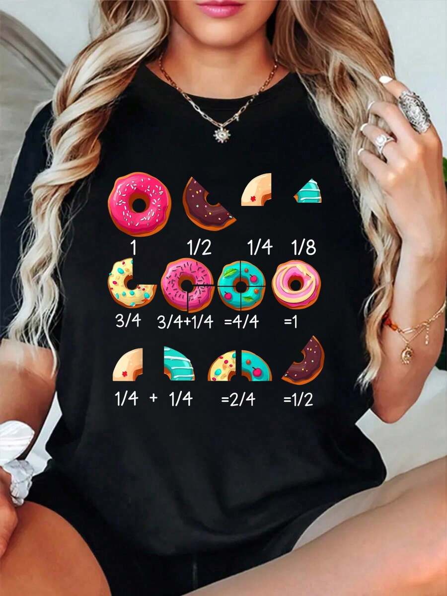 100% Cotton Math Is Tough But So Are You Back To School Math Teacher T-Shirt - Black 4 - View 1