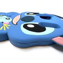 Disney 3D Stitch 矽膠手機殼，可愛卡通防震全包覆保護殼，適合日常使用與拍照，相容最新 Apple 18 Pro/Pro Max、Apple 11、12 系列、13 系列、14 系列、15 系列、16 系列及 17 Pro/Pro Max 等更多機型 - 藍色 - 查看 8