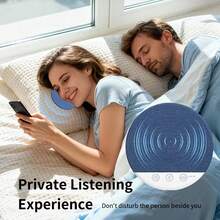 Pillow Speaker For Sleeping Ultra-Thin 200mAh Portable Sleep Speaker Under Pillow 3 Timers, Noise Sound Machine Speaker For Bed, Not Disturb Partner For Side Sleepers Travel - View 7