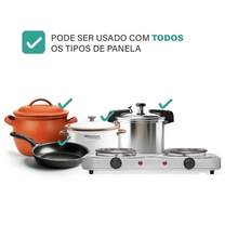 Relnix 2-Burner Cooktop Stove For Camping And Travel, 2000W, 220V - 白色 - 查看 6