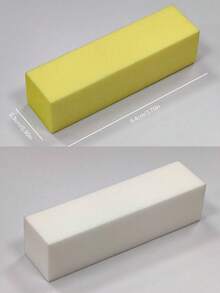 拋光塊美甲拋光塊磨砂高密度海綿指甲尖端工具 - 多色 - 查看 8