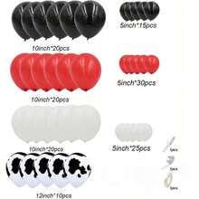 Vintage Cowboy Farm Balloon Arch Kit 143Pcs, Red Black White Cow Pattern Balloons, Versatile Backdrop For Birthday, Gender Reveal And Western Themed Party Gatherings - Multicolor - View 6