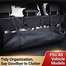AD 1pc Car Trunk Organizer Bag, Hanging Storage Bag, Oxford Cloth Hanging Storage Bag, Large Capacity Storage Bag, Car Storage Bag - A - View 1