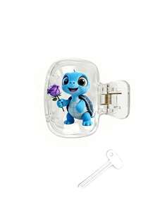 Cute Turtle Pattern Portable Toothbrush Cover, Transparent Travel Toothbrush Storage Box, Toothbrush Head Protective Clip, Toothbrush Storage Clip, Toothbrush Dust-Proof Protective Sleeve, Portable Design Convenient To Carry, Dust-Proof Cover, Suitable As Gift For Couples, Friends, Family, Teachers, Travel Enthusiasts, Essential For Home, Dorm, Vacation, Suitable For Birthday, Back To School, Wedding, Mother's Day, Easter And Other Occasions, Spring And Summer Essential - Multicolor - View 13