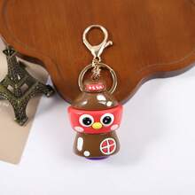 1Pc Simple Vacation Acrylic House Key Pendant Four Tone Cartoon Figure Charms For Bag Key Daily Travel Decor Gift - Multicolor - View 4
