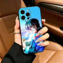 Funda de teléfono S Shizuku H Hunter Murasaki, moderna y a la moda, para iPhone 17 16 15 14 13 12 11 Pro Max Plus XS, negra, suave y protectora. - z5 - Ver 9