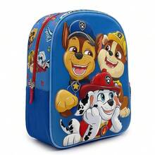 Cerdá Paw Patrol 汪汪隊立大功3D兒童背包，男女童通用 - 藍色書包，均碼，壓紋設計，帶前袋，輕便耐用（滌綸/EVA材質），幼兒園和開學季的理想之選 - 選項 1 - 查看 2