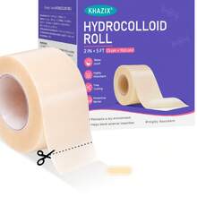 Skin Care Tool, Facial Bandage, Comfortable And Breathable, Self-Adhesive, Hydrocolloid Roll - Customizable Size, Extra Large Hydrocolloid Patch Bandage, Self-Adhesive Backing, Super Absorbent, Flexible And Waterproof, Face Tape - Multicolor - View 1