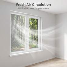 White DIY Self-Install Polyester Window Screen Mesh, High Transparency Insect Net Roll, Suitable For Home Bedroom And Living Room Use - B - View 4