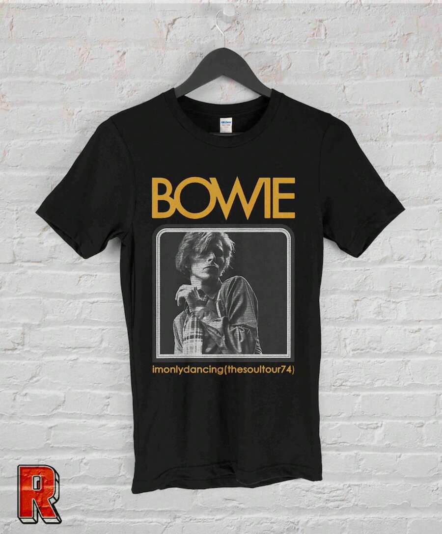 Camiseta Vintage de : Camiseta Unisex Retro Pop Rock - Negro - Ver 1