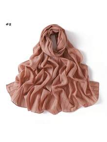1PC Colorful Sequin Stripes Long Scarf Shawls Wraps Soft Lightweight Casual Fashion Four Seasons Bandanas Evening Dresses Party Travel Wedding Gift - Multicolor - View 22