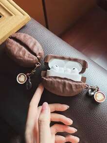 Wireless Bluetooth Earphone Protective Case Japanese Korean Cartoon Cute Yellow Dog Compatible With AirPods Pro 3 Protective Case Fun Apple 4 Wireless Bluetooth Earphone Shell Pro 2 Silicone Soft Shell 3rd 5th Generation Anti-Drop Case 2nd Generation - Coffee Brown - View 4