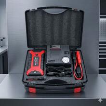 "High-Power" Multifunction Car Jump Starter – Emergency Power Source And Air Compressor - 查看 2