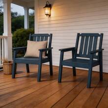 Outdoor Chairs - Navy - View 6