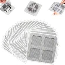 Disposable Hair Catchers For Shower Mesh Shower Drain Covers Floor Sink Strainer Filter Mesh Stickers Bathroom Accessories - View 10