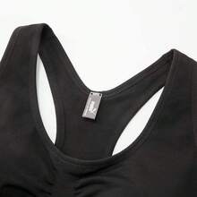 Puma Spring/Summer Yoga Fitness Training Sports Bra Women's Tank Top Racerback Sports Underwear 52436151 - Black - View 3