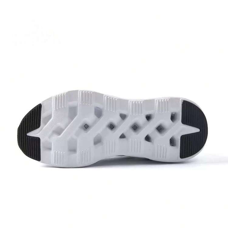 Adidas Qingfeng 系列中性新款休閒運動輕量慢跑鞋 - 黑白色/銀色 - 查看 3