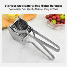 Portable Potato Rice Milling Machine, High Hardness Detachable Lever Action Grinder For Kitchen - Silver - View 8