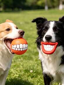 2pcs Dog Toys - Durable Material, With Squeaker Sound, Perfect For Puppies Teething And Gentle Chewing, No Battery Required - Multicolor - View 9