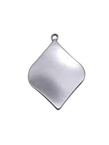 4pcs 35x25mm Twisted Leaf-Shaped Charms Pendant For DIY Jewelry Making Necklace Keychain Phone Chain Bracelet Making Accessories Handmade Craft - Twisted Leaves - View 8