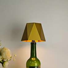 LED Vintage Plug-In Wine Bottle Lamp, USB Rechargeable, Touch Control, Dimmable 3000K-6000K, Portable Night Light, Premium Prismatic Lampshade, Atmosphere/Smart Lighting, Multi-Scenario Use, Suitable For Home Bedroom / Western Restaurant / Bar / B&B / Gift - Bottle Lamp - View 9