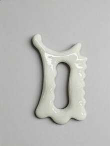 1–10pcs/Set Gua Sha Scraping Gua Sha Tool, Smooth & Rounded 5-Tooth Resin Material, Suitable For People With Muscle Tension - White - View 6