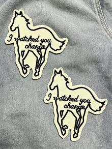1件/2件/3件/4件 I Watched You Change 貼布 NuMetal 搖滾樂團刺繡燙貼 - 彩色 - 查看 10