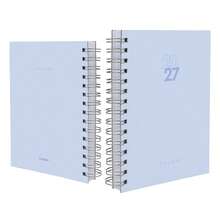 iscool 2026 Solid Colors Hardcover Agenda - Sky Blue - View 2
